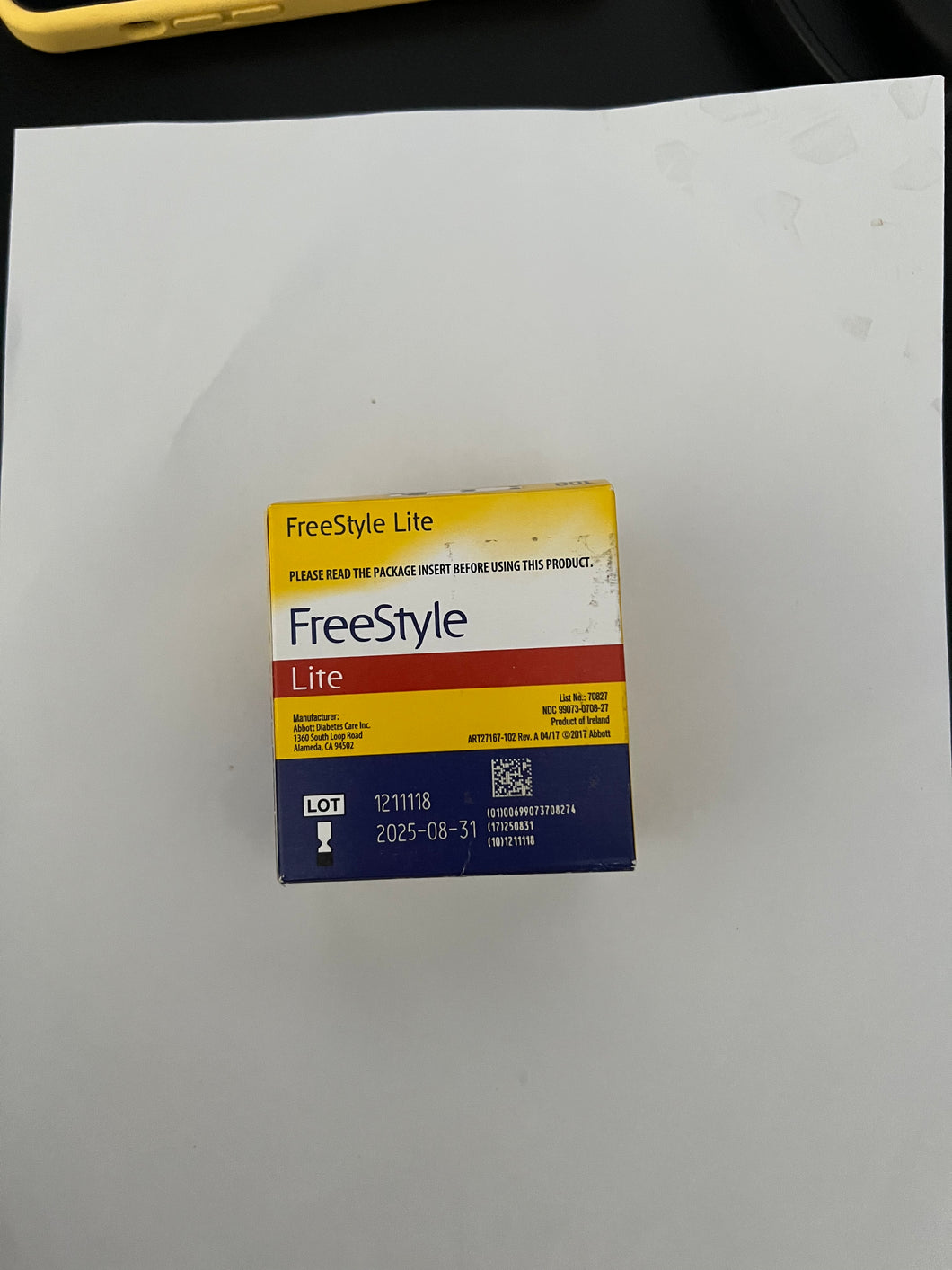 Freestyle Lite Test Strips 100ct