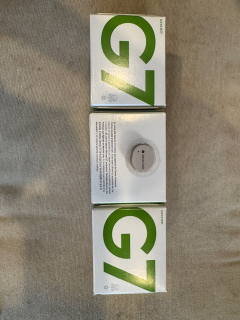 *** 3 Dexcom G7 Sensors - (1 month supply - save $10 vs. buying individually) - 12/24-3/25 expiration dates