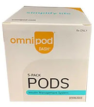 Cargar imagen en el visor de la galería, *Insulet Dash System Omnipods - caja de 5 pods - Fechas de vencimiento anticipadas (1-3 meses antes del vencimiento) TOTALMENTE GARANTIZADO
