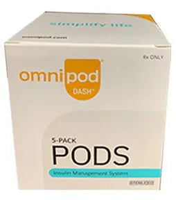 *Insulet Dash System Omnipods - caja de 5 pods - Fechas de vencimiento anticipadas (1-3 meses antes del vencimiento) TOTALMENTE GARANTIZADO