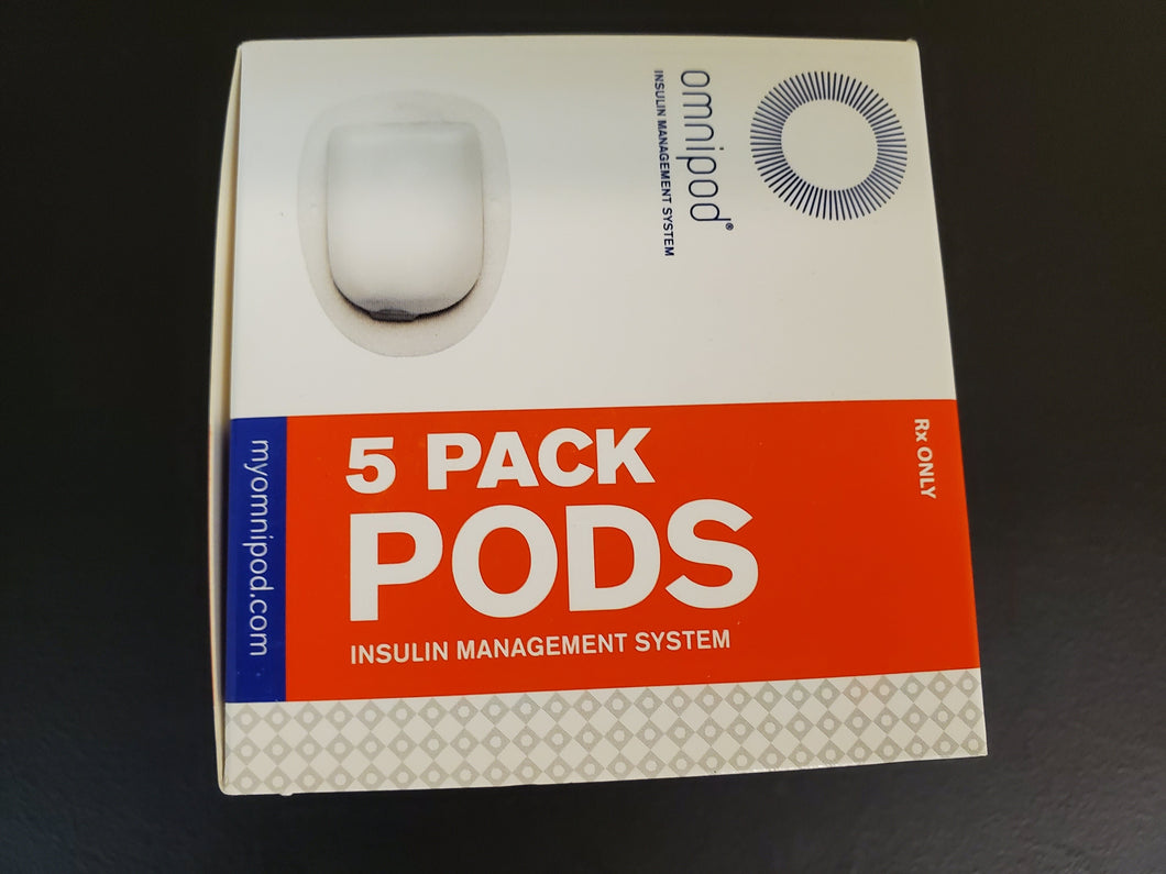 *Insulet Eros Omnipods box of 5 pods - Early expiration dates (1-3 months before expiration) Fully guaranteed- Limited supply - fully guaranteed