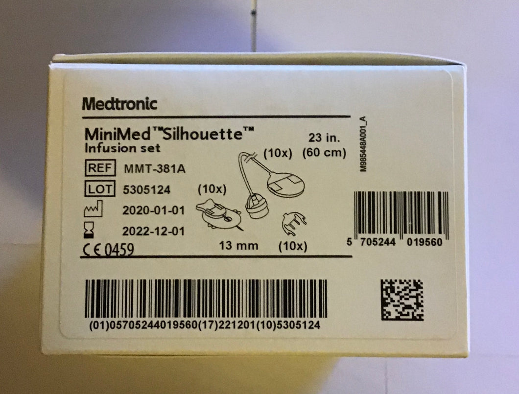 2020-2023 Medtronic Minimed Silhouette 13mm/23in MMT 381